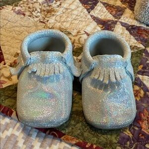 Freshly Picked Sparkle Baby Moccasin